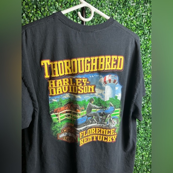 Harley Davidson Florence Kentucky Men’s XL Black Short Sleeve Pocket shirt - Picture 5 of 6